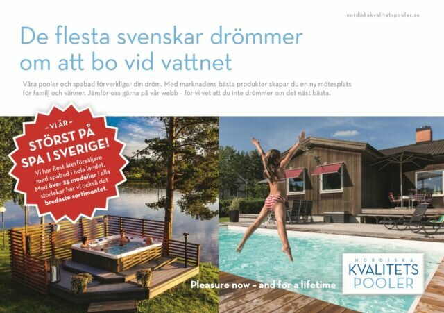 Villafakta Nordiska Kvalitetspooler i Sverige, Marquis spabad och San Juan glasfiberpooler Kampanj! Störst på spabad i Sverige.