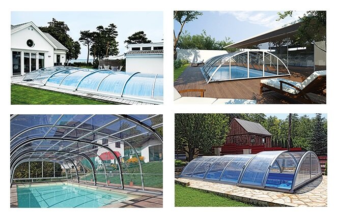 Vår leverantör Gullberg & Jansson har marknadens bästa pooltak i Sverige